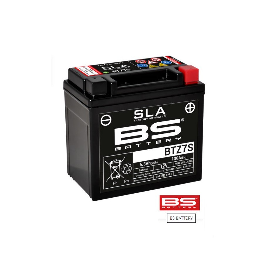 Service Moto Pieces|Batterie - GEL - 12V - BTX5L SLA 12V 70 A - BS-Batterie|Batterie - Gel - 12Volt|42,31 €