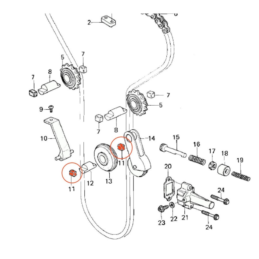 Distribution - Joint (x1) - d'axe de pignon - 92075-123 - KZ900 - KZ1000