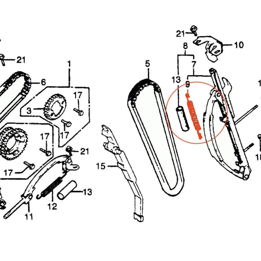 Service Moto Pieces|VF750 F - Interceptor - (RC15) 