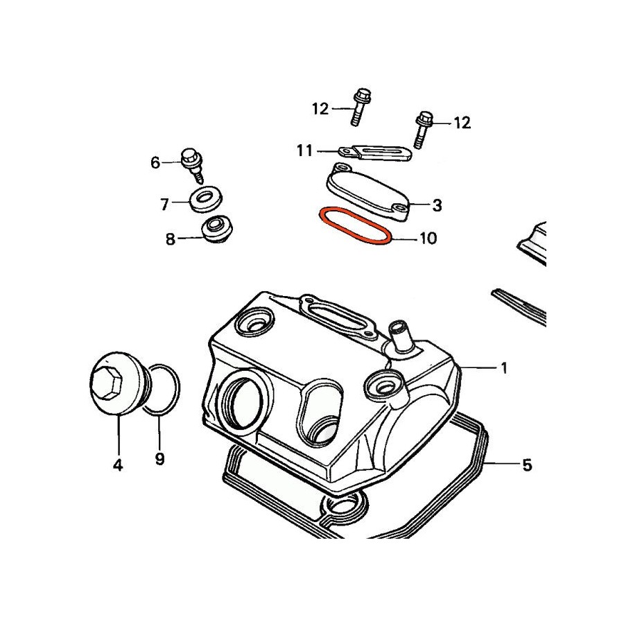 Service Moto Pieces|Carburateur - isolant - C70|Pipe Admission|5,80 €