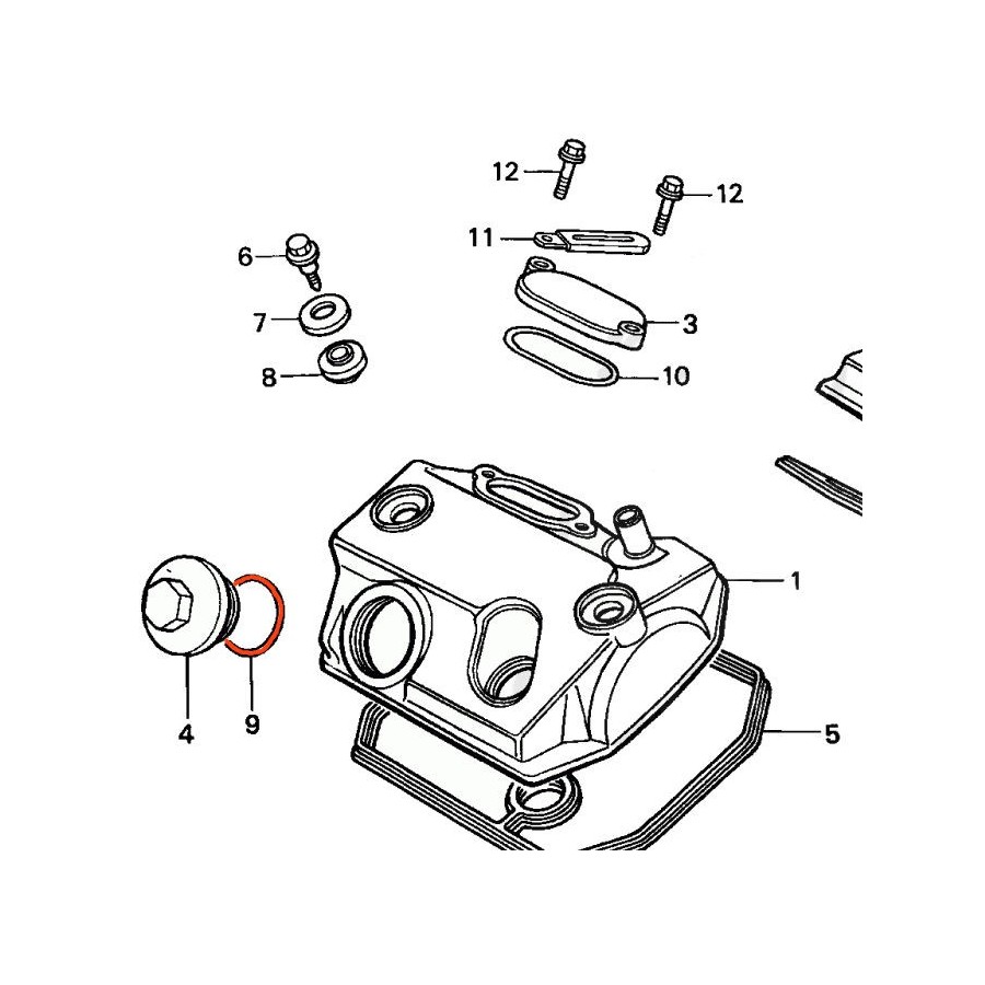 Service Moto Pieces|Moteur - Pipe admission - 16221-KR3-601 - 16222-KR3-601 - CA250|Pipe Admission|41,20 €