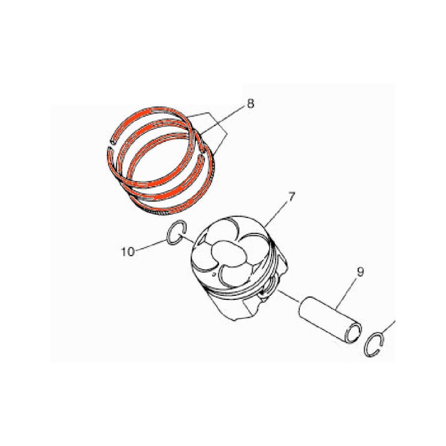 Service Moto Pieces|Pipe d'admission - Joint (x4) - CB 500 Four / CB550F|Pipe Admission|21,90 €