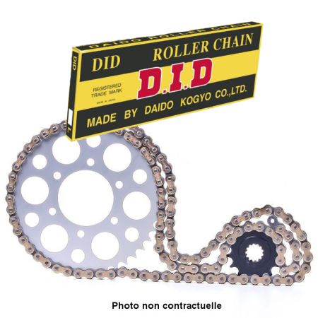 Transmission - Kit chaine - DID-HD - 428-120-50-14 - Noir - SR125 (87-88)