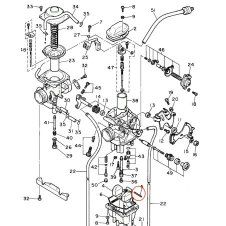 Carburateur - Axe de Flotteur - ø2.25 x25.00mm