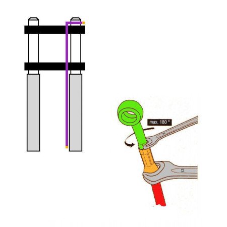 Embrayage - Durite aviation - ZZR 1100 C - (ZXT10D) (93-00)