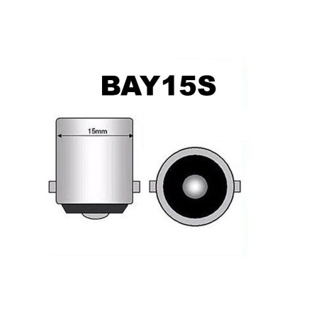 Service Moto Pieces|Ampoule - 12v - 23w - BAY15S|Ampoule 12 Volt|1,20 €