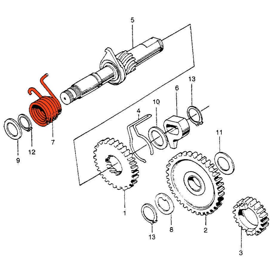 Service Moto Pieces|Moteur - Joint a levre - (spy) - Moteur - KICK - 14x24x8 mm|Kick|3,20 €