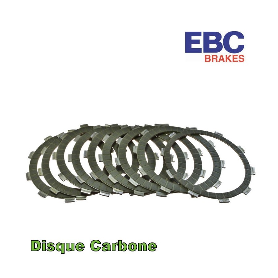 Service Moto Pieces|Embrayage - Disque Garni - EBC - CARBONE - VFR750 - CBF/R 600/900 - ..... CB600F - ...|Disque - Garni - Lisse |112,00 €