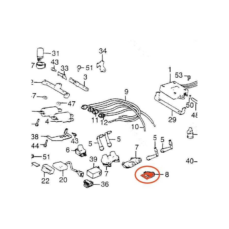 Service Moto Pieces|Distribution - Chaine - 219 FTSS DHA - 122 - Fermée - HONDA|chaine|208,00 €