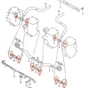 Carburateur - joint de liaison (x10) - GSF600 (95-99) - GSX750 (98-00)