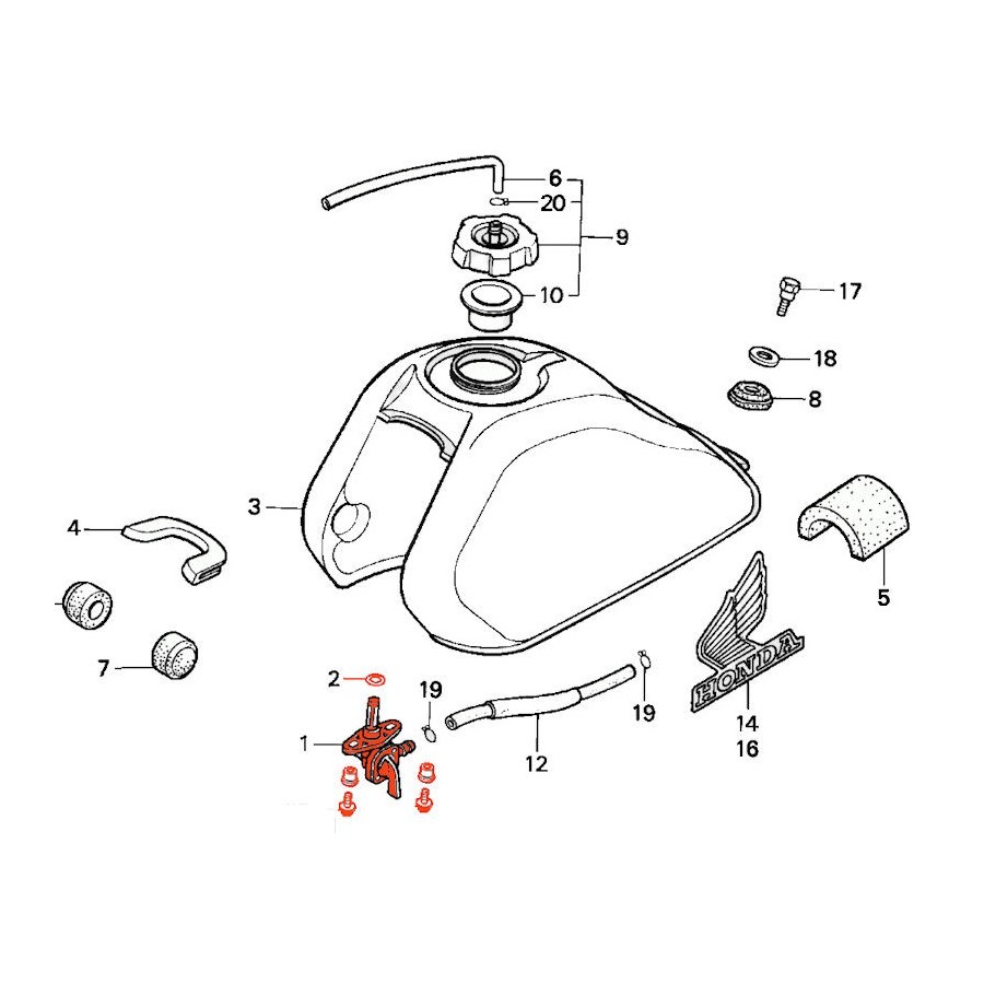 Service Moto Pieces|Reservoir - robinet