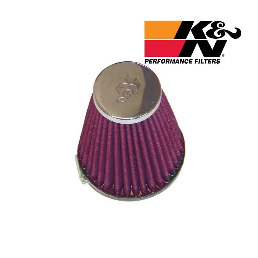 Service Moto Pieces|Filtre a air - ø 43 mm - KN - Cornet - Rond, Conique (x1)|Filtre a air - metal|86,90 €