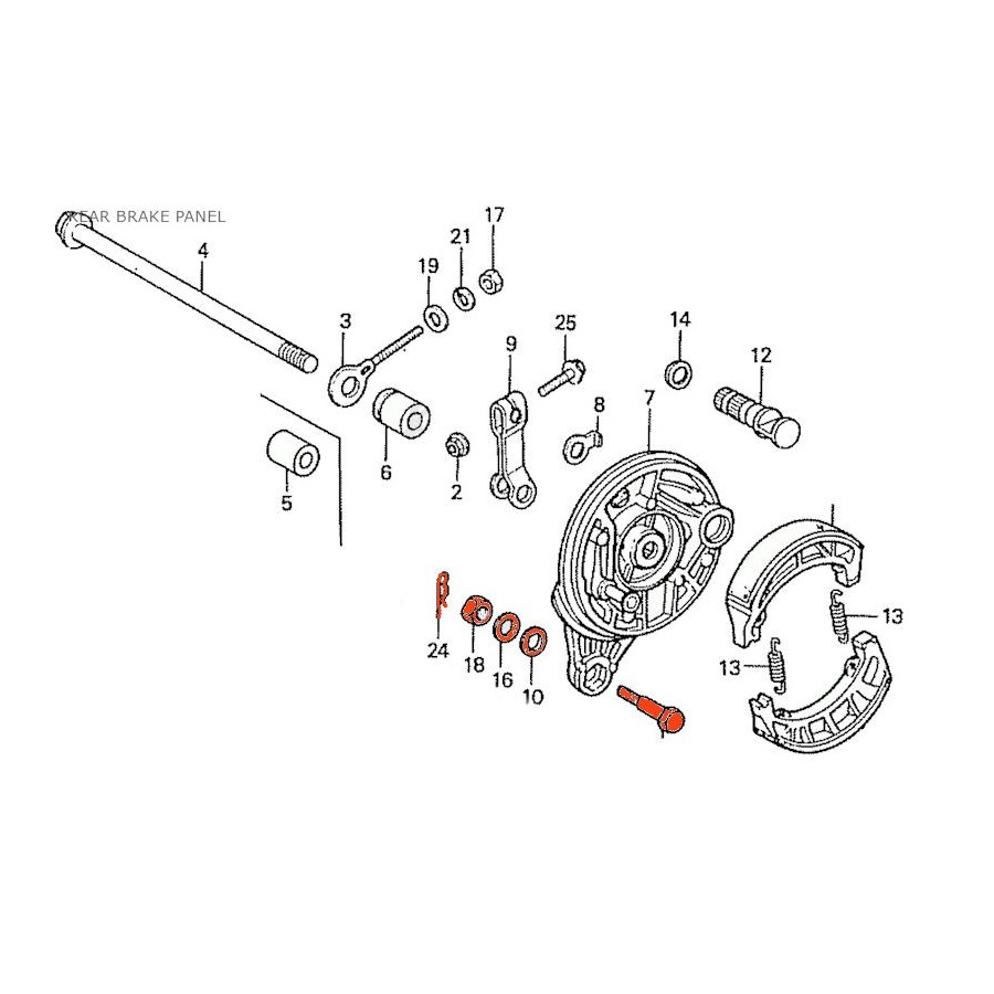 Service Moto Pieces|Roulement - 6205 C3 - 25x52x15mm|1972 - CB 750 K2|14,40 €