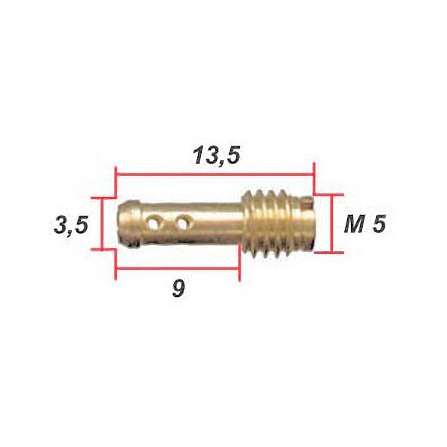 Service Moto Pieces|Gicleur M5 - N100.604 - ø 1.075|020 - N100604|3,51 €