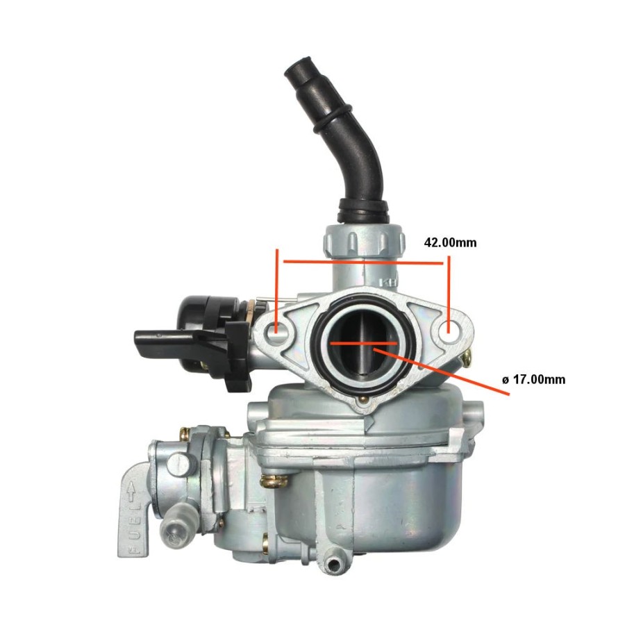 Carburateur - Complet ø 17mm - Starter manuel (PZ17)