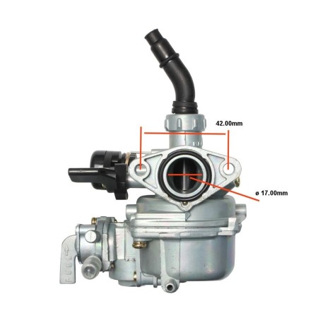 Carburateur - Complet ø 17mm - Starter manuel (PZ17)
