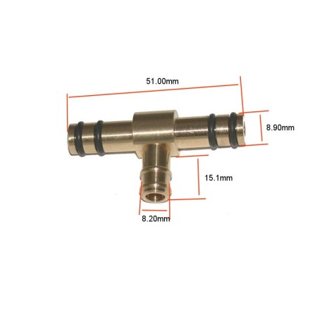 Carburateur - raccord - TE de liaison - 13685-49200 - GS1000, GS1100, GSX1100, ....