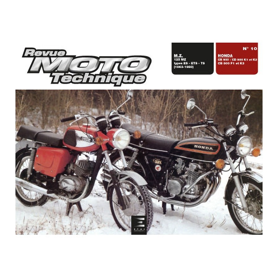 RTM - N° 10 - CB500 / CB550 - Version Papier - Revue Technique moto