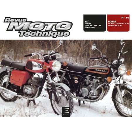 RTM - N° 10 - CB500 / CB550 - Version Papier - Revue Technique moto