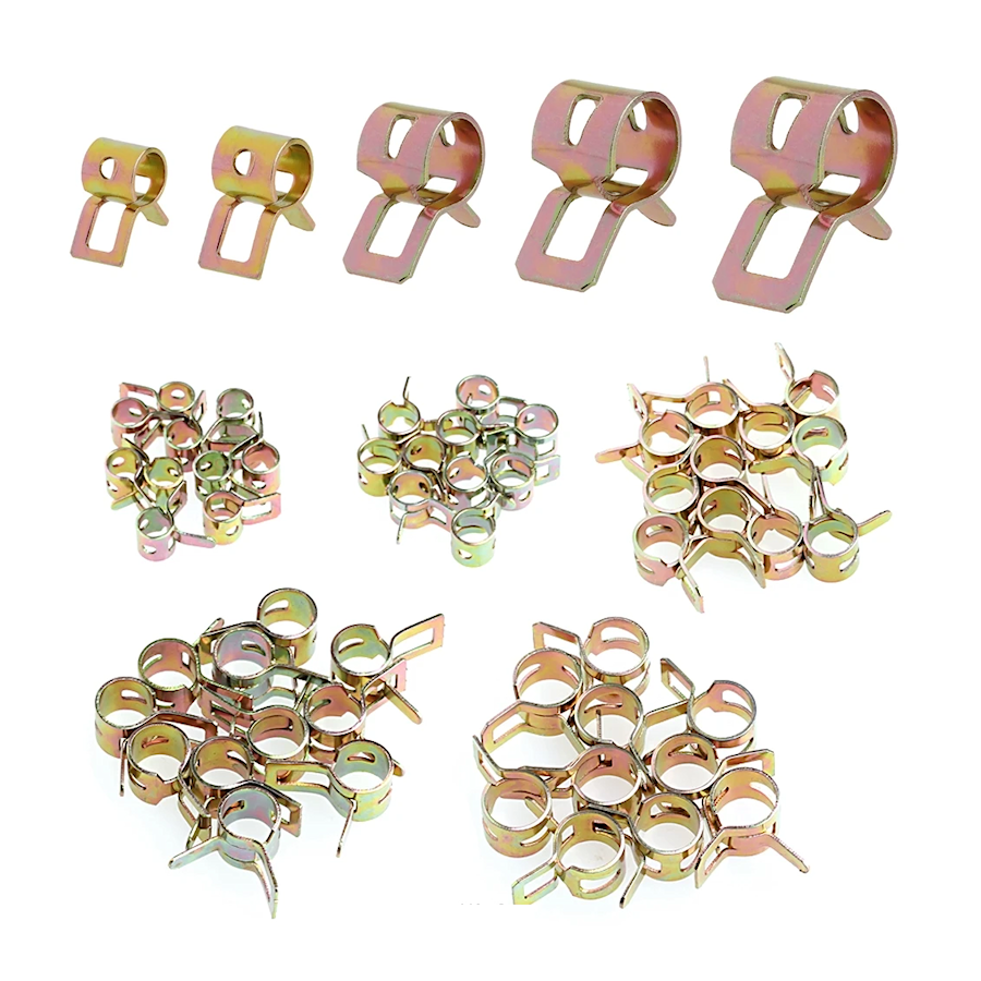 Collier Durite - Ensemble de 75 pieces - ø5mm, ø6mm, ø7mm, ø8mm, ø9mm, ø10mm