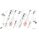 Fourche - Bague Inferieure de glissement (x1) - CA125 Rebel, CB250N, CB250RS, CB400, CB400T