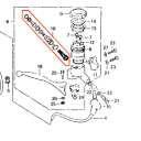 Frein - Maitre cylindre avant - kit de reparation - 45530-410-305 - CB750F2(77-78) - GL1000(78-79)