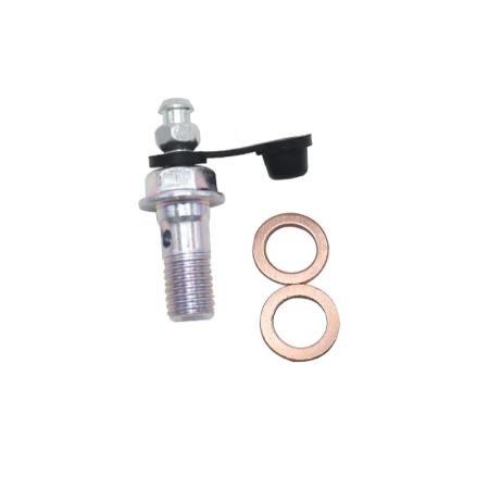 Frein - Vis banjo - M10x1.25 - Simple - INOX - avec vis de purge