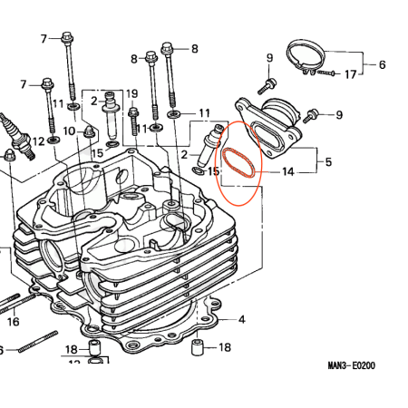 Pipe Admission - joint - NX650 (RD08)