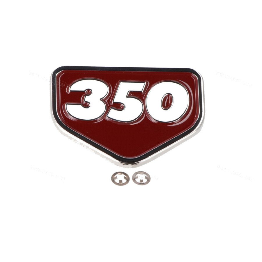 Carter lateral - Embleme, Logo (x1) -  CB350 K0 - Roue bordeau