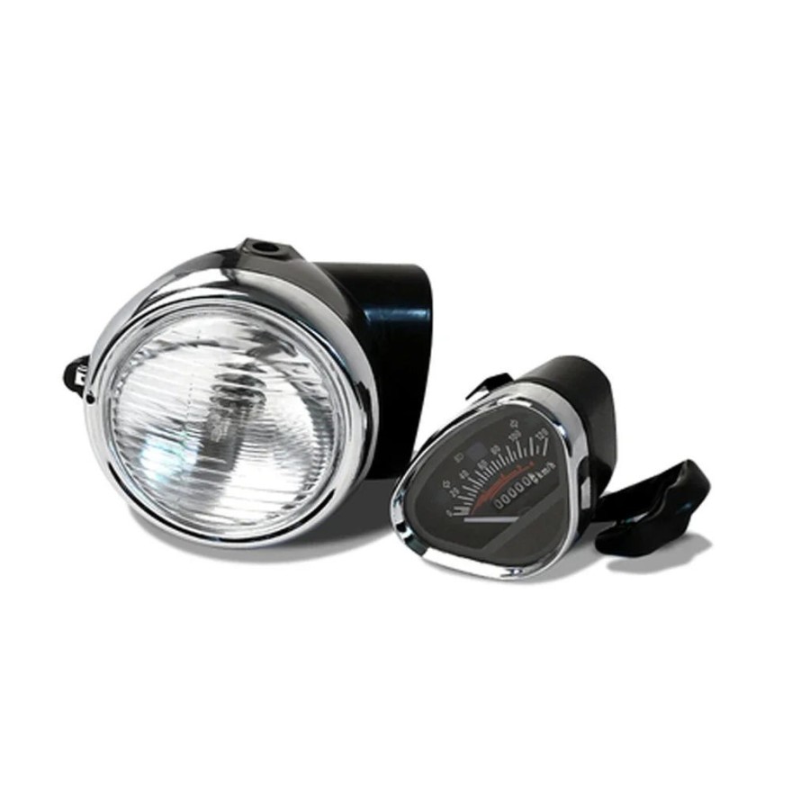 Phare - Optique complet - avec compteur - ST50 - ST70 - Noir