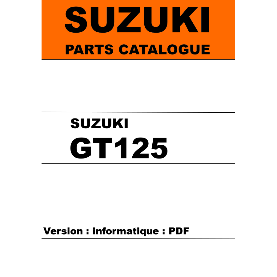 Part List ( liste de piece ) - GT125 - Version PDF