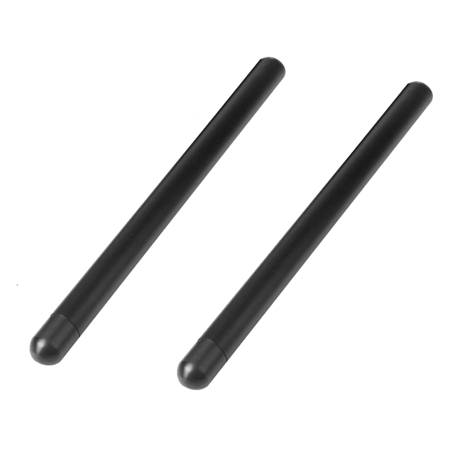 Guidon - Tube aluminium pour 1/2 guidon - Noir - ø22mm - long 285mm