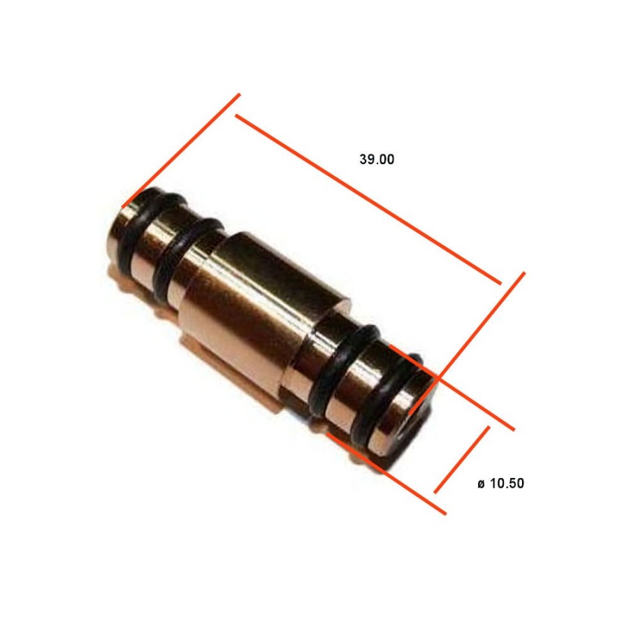 Carburateur - raccord - Droit - Lg 39.4mm -Kawasaki/Suzuki