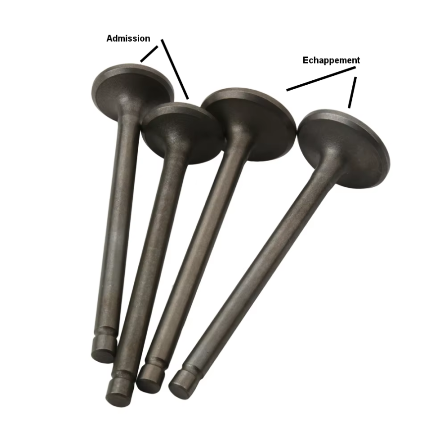 Soupape - Kit de soupape : Admission (x2) +Echappement (x2) - CB125/CM125-185-200