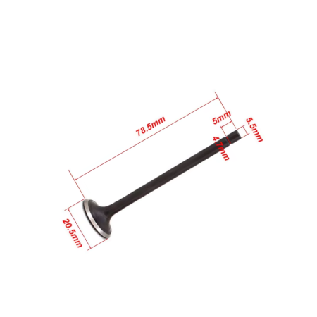 Soupape - Echappement - CB125T, CM125C/T, CM185, CM200