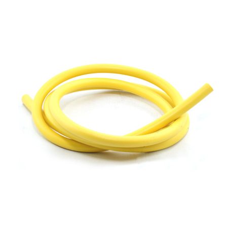 Bougie - cable SILICONE ø 7mm -  Jaune - 1metre - fil de bougie