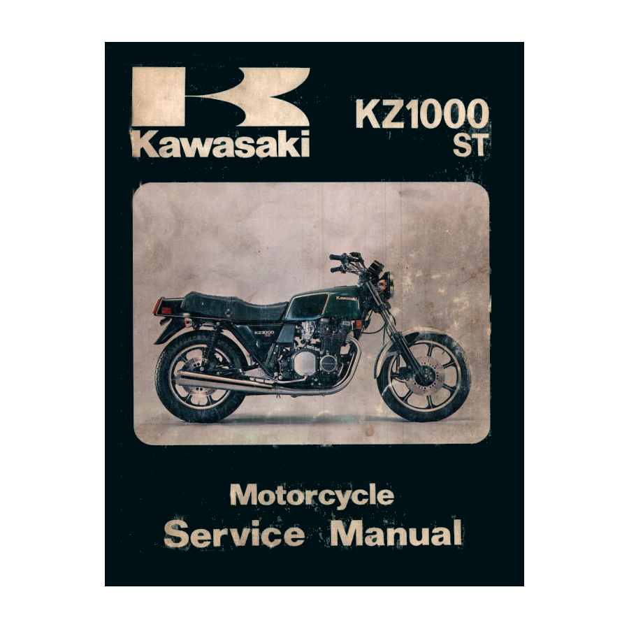 Manuel Atelier - KZ1000ST - Version PDF - ANGLAIS