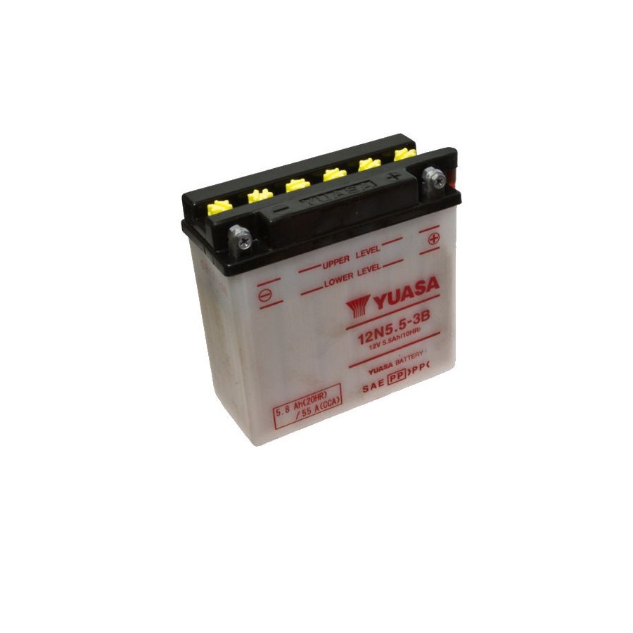 Batterie - 12v - Acide - 12N5.5A - 3B - YUASA