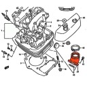 Moteur - Pipe admission - AVANT - 13101-38B00 - VS1400 - Intruder