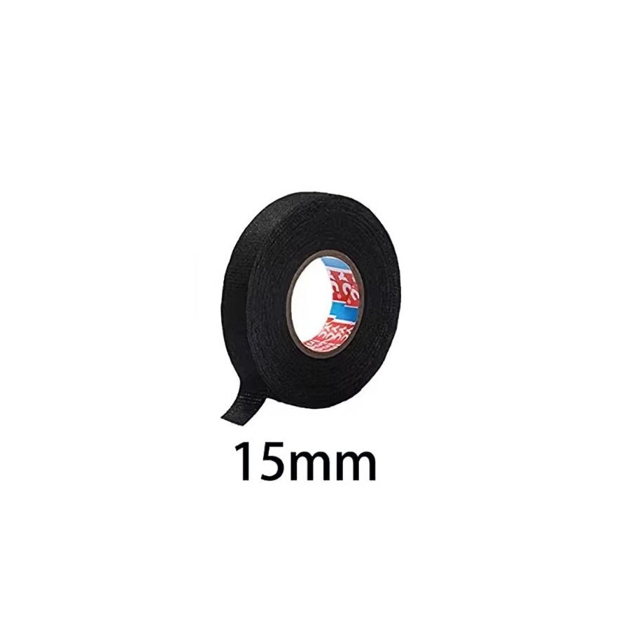 Ruban Tissus pour faisceau electrique - isolant - 15mm x 15m - Tesa