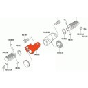 Repose Pied - Platine arriere Gauche - 34003-1351 - KLE500