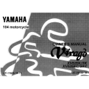 Manuel utilisateur - Version PDF en Anglais - XV535, Virago