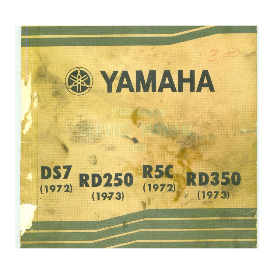 Service Manual - YAMAHADS7(1972), RD250 (73), RD350 (73) - Version PDF en Anglais 