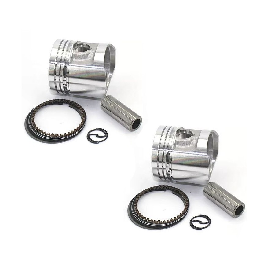 Moteur - Piston (x2) - ø44.00mm - (+0.00) - CB125 T - CM125 C/T - CA125 Rebel