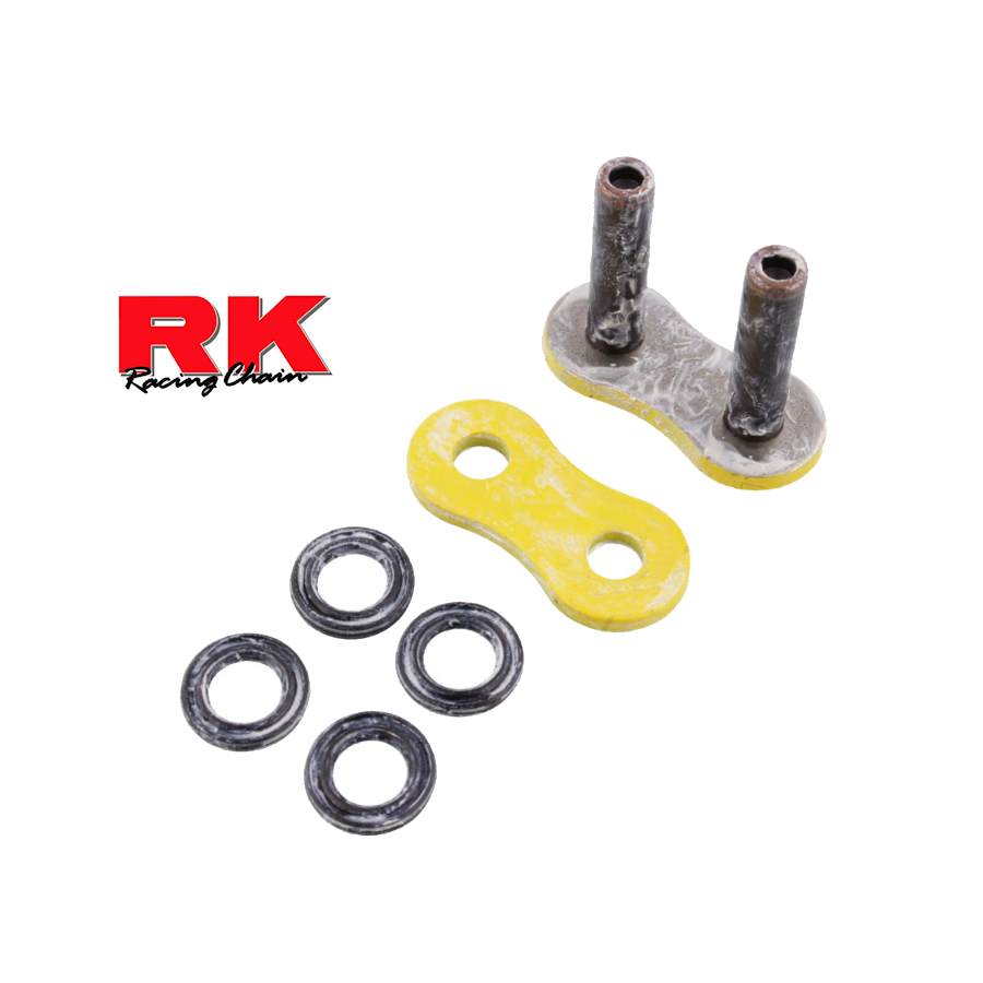 Transmission - Chaine RK 530 - Attache rapide , Gold, maillons pre-pointé a sertir
