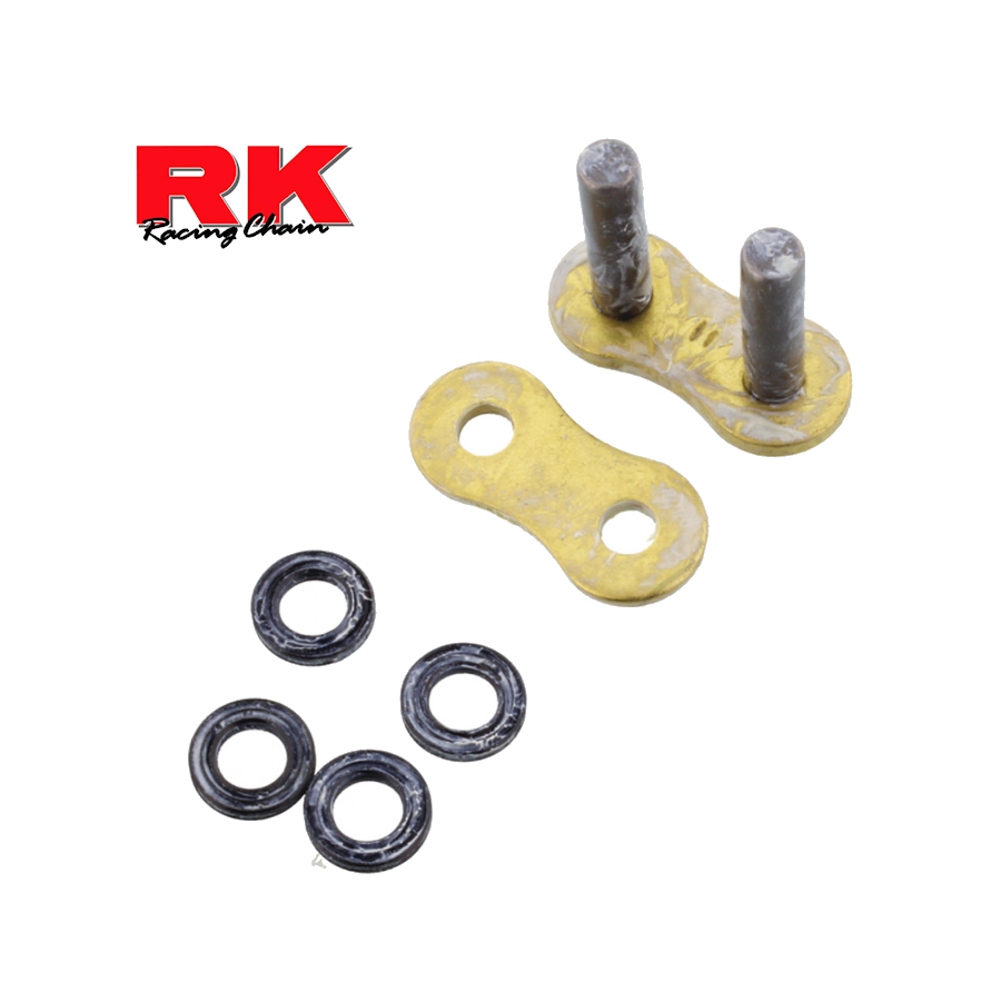 Transmission - Chaine RK 530 - Attache rapide , Gold, maillons Plein a sertir