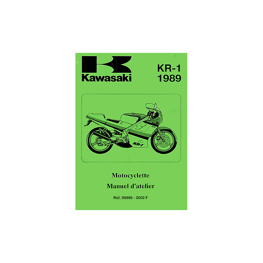 Manuel Atelier - KR1-250 - Version papier Manuel Atelier - KR1-250 - Version papier