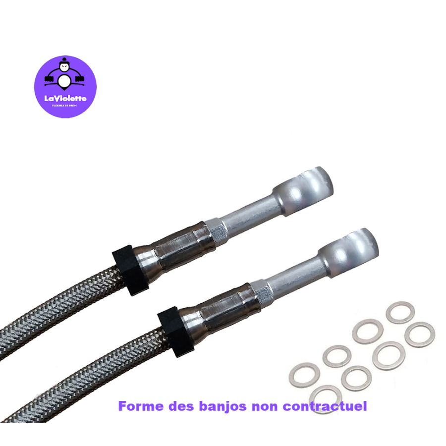 Frein - Durite aviation - Avant - CBR600F (PC25)