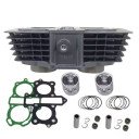 Moteur : Kit 150cm3 - bloc cylindre / Piston noir - ø 47mm - CB125 T - CM125C - CM125T - CA125 Rebel - CB125Td