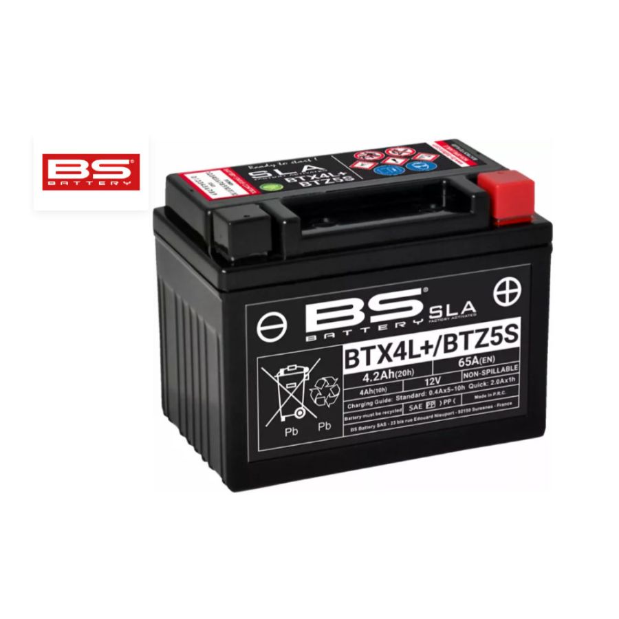 Batterie - 12v - GEL - BTX4L, BTZ5S 